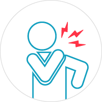 肩が硬く肩の張りが気になる