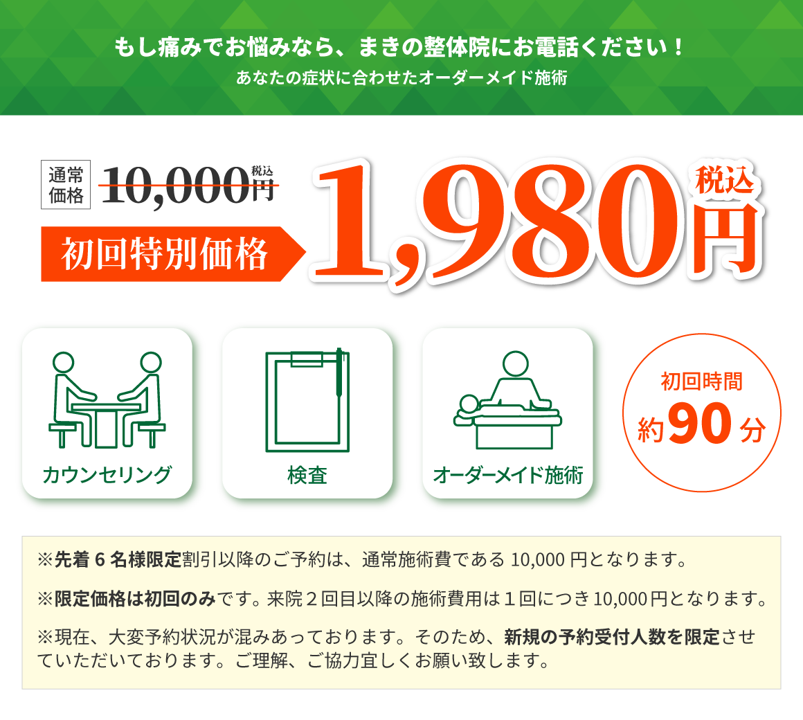 初回特別価格80％OFF